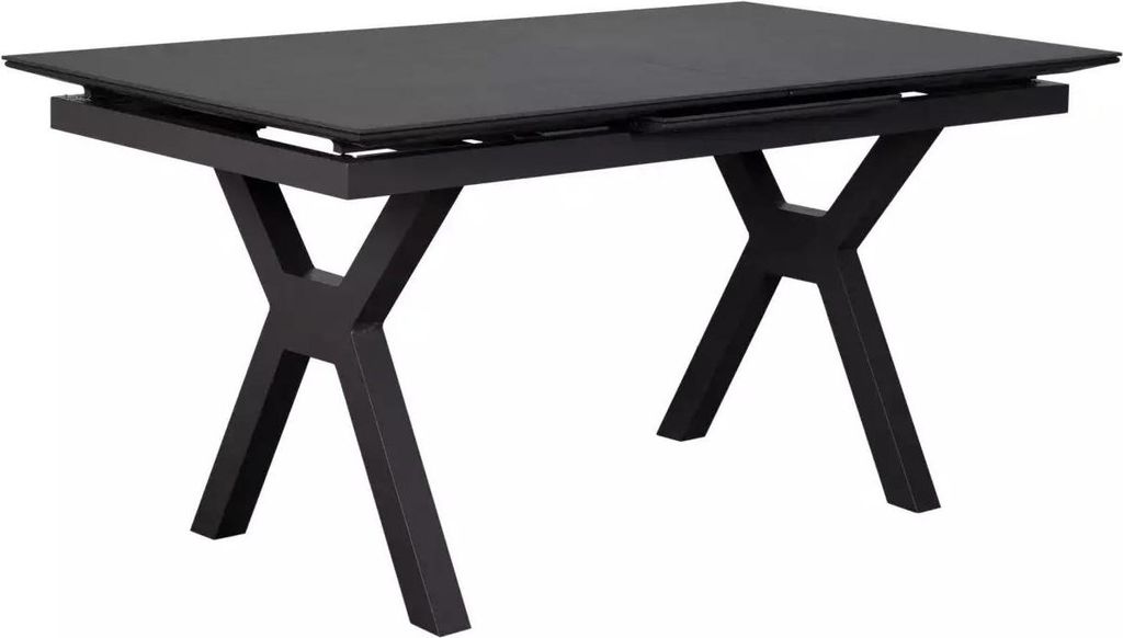 Ausziehtisch Granada 160/210 x 90 cm dark grey Aluminium Produktbild 