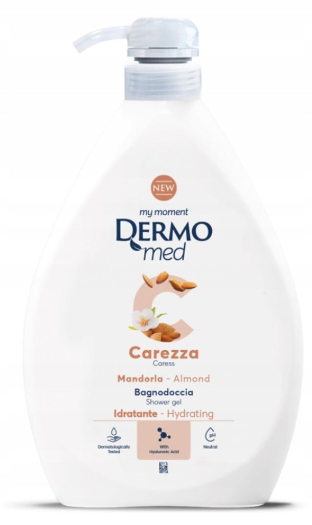 Carezza douchegel 1 liter - Dermomed Productafbeelding 