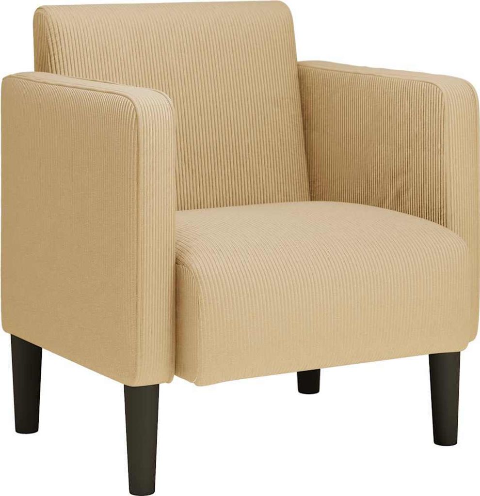 (Saisonschlussverkauf)Sessel(1 pc) - modernen Design - Einzelsessel/ Relaxsessel - mit Armlehnen Graugrün 54 cm Cordstoff - Fernseh- & Relax...