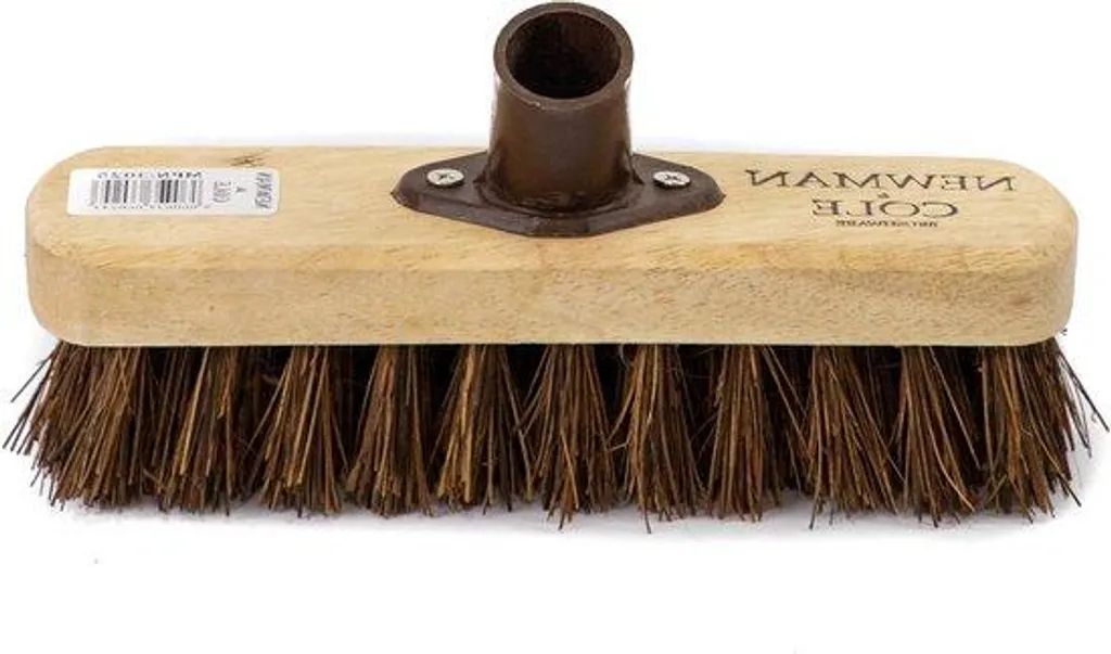 Brosse à poils rigides pour enlever la mousse sur terrasse et sol