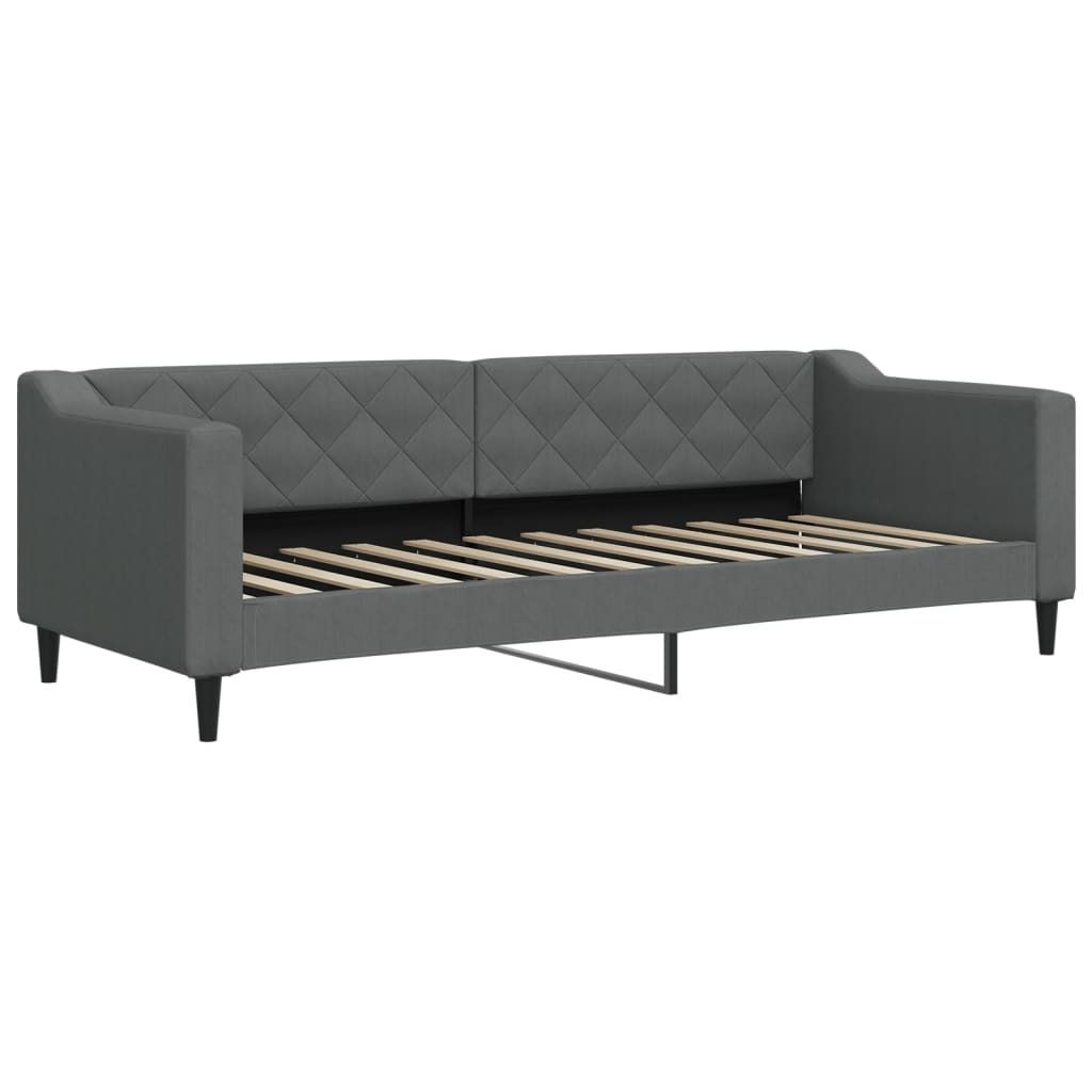 vidaXL Tagesbett Dunkelgrau 80x200 cm Stoff