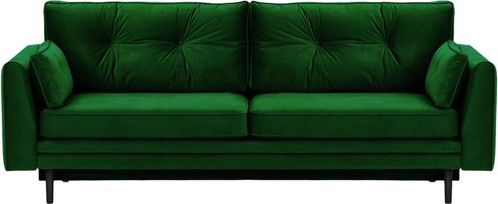 Schlafsofa mit Bettkasten Amelia-Velluto 10-black