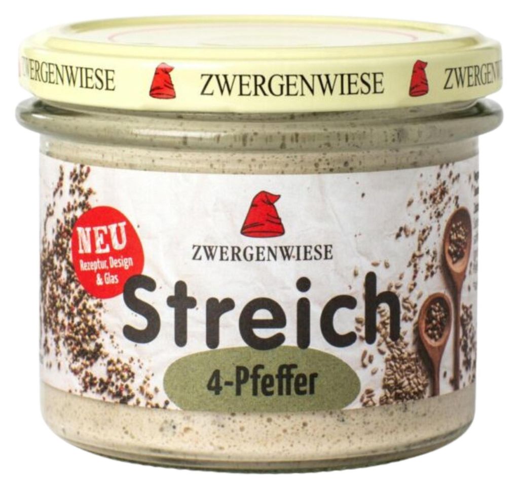Zwergenwiese 4-Pfeffer Streich 180g Produktbild 