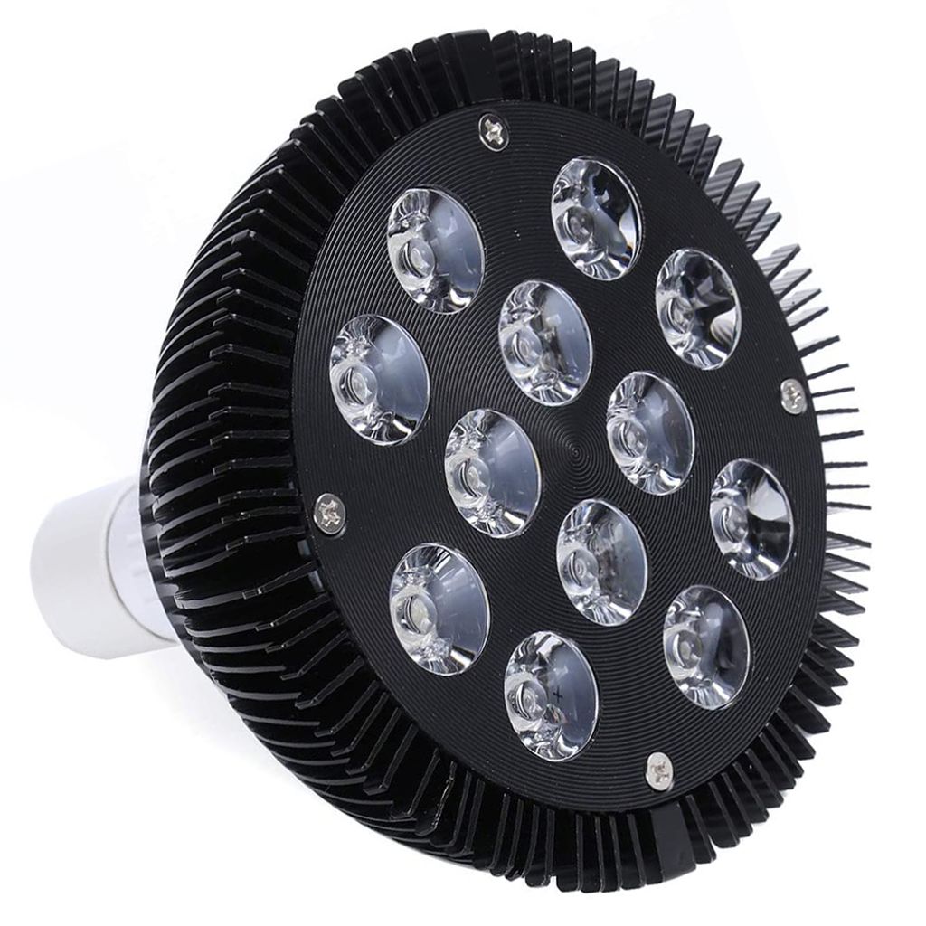E27 LED Aquarium Beleuchtung Vollspektrum Lampe Pflanzenlicht Leuchtmittel 12W 