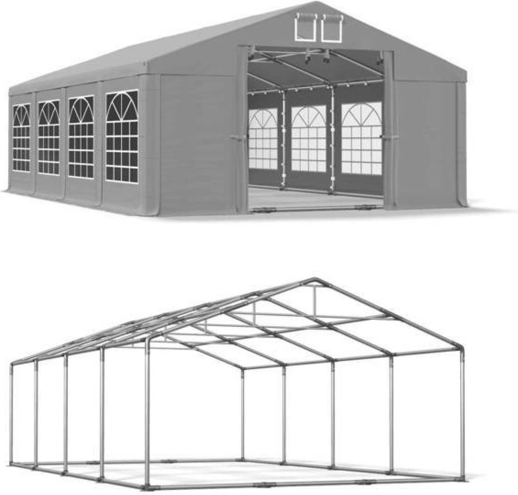 Sommer Zelt 6x8 Grau SUMMER PLUS ISD