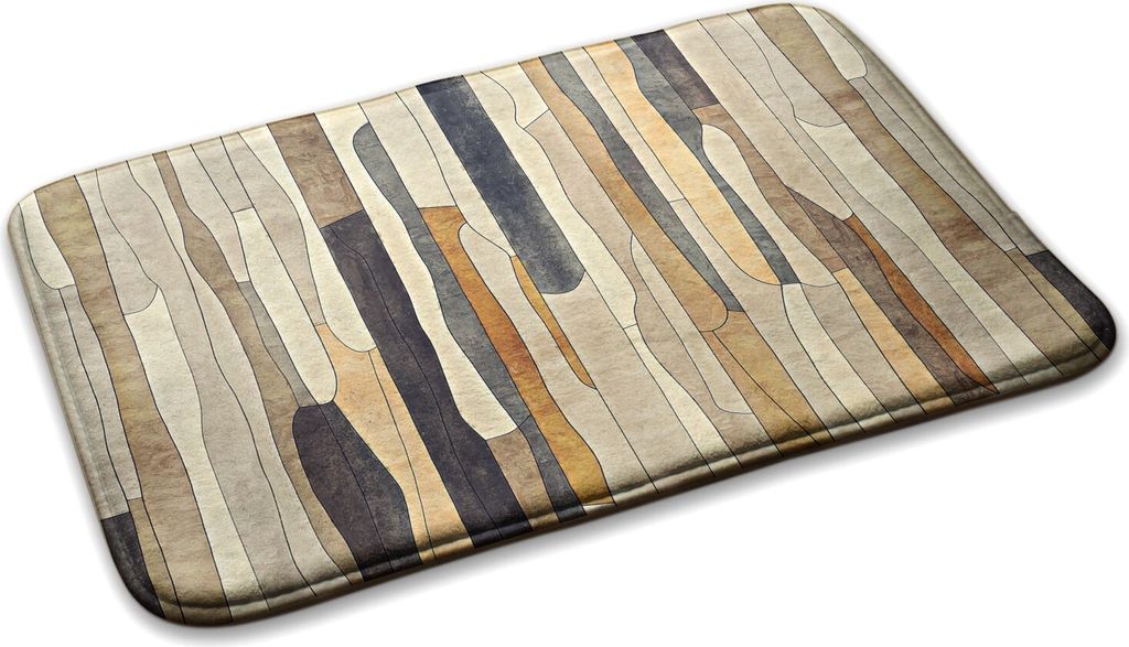 Teppich Wohnzimmer Schlafzimmer Modern - 90 cm x 60 cm - Produktbild 