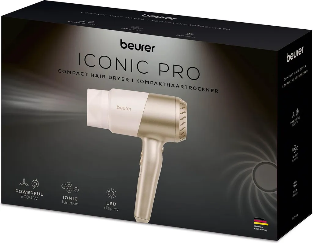 Asciugacapelli Professionale Beurer HC 40 - 2000W - Styling Anti-Crespo - 9