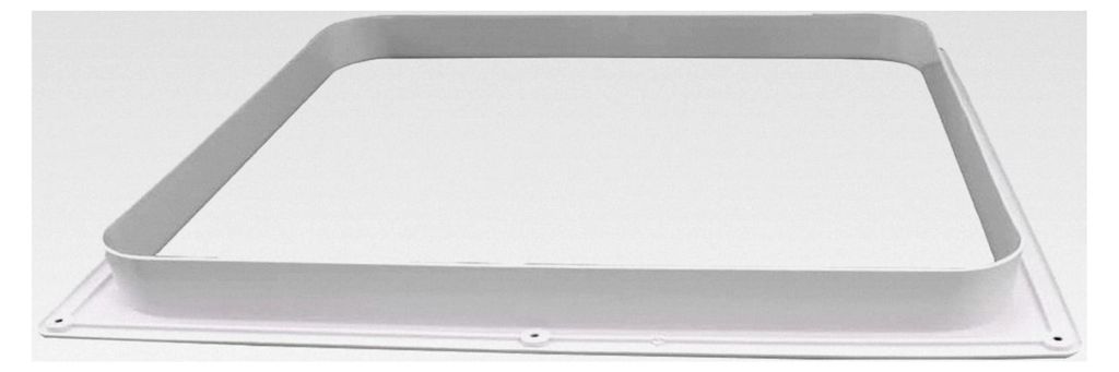 Innenrahmen Blendrahmen für Dachluke Dachhaube 40x40 cm Wohnwagen Wohnmobil Caravan grau