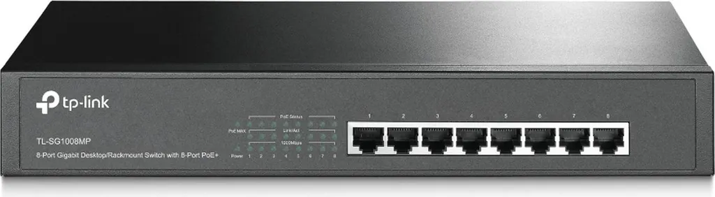 TP-Link TL-SG1008MP Switch Gigabit PoE+ 8 Ports pour Montage en Rack 1U