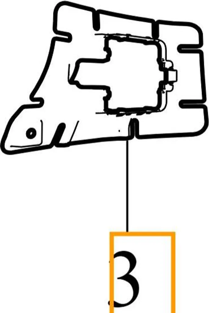 Support module BLIS gauche pour Volvo V90 et V90CC avec fixation arrière