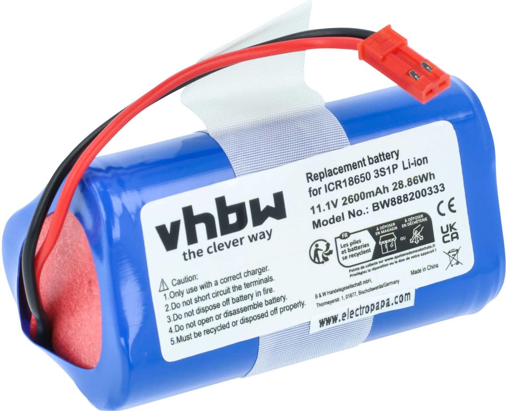 vhbw Akku kompatibel mit Electropan Ilive V3s, V5, V5s Produktbild 