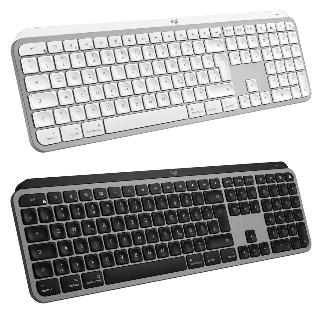 Clavier Logitech MX Keys S for Mac Bluetooth touches silencieuses Gris