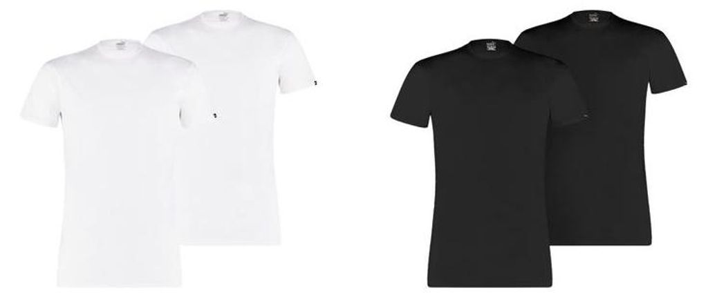 PUMA BASIC 2P CREW TEE Herren Doppelpack Rundhals T-Shirts, Produktbild 