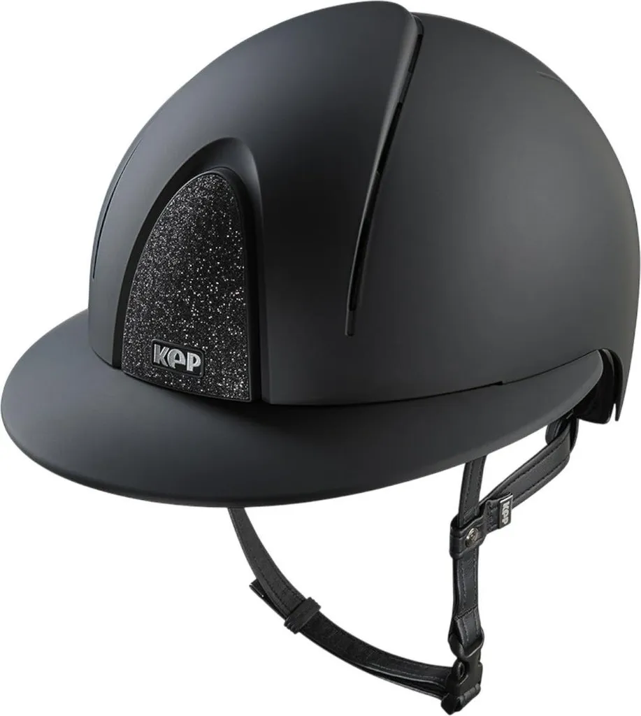 Bombe équitation visière large KEP Smart Nova Matt Star L Noir