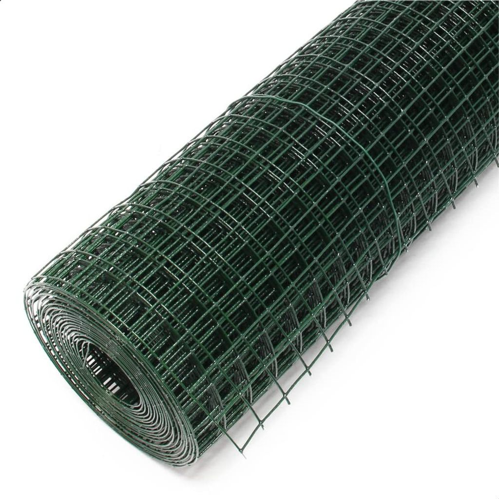 Maschendrahtzaun Grün 1,4x10 M - Gartenzaun - Maschendrahtzaun