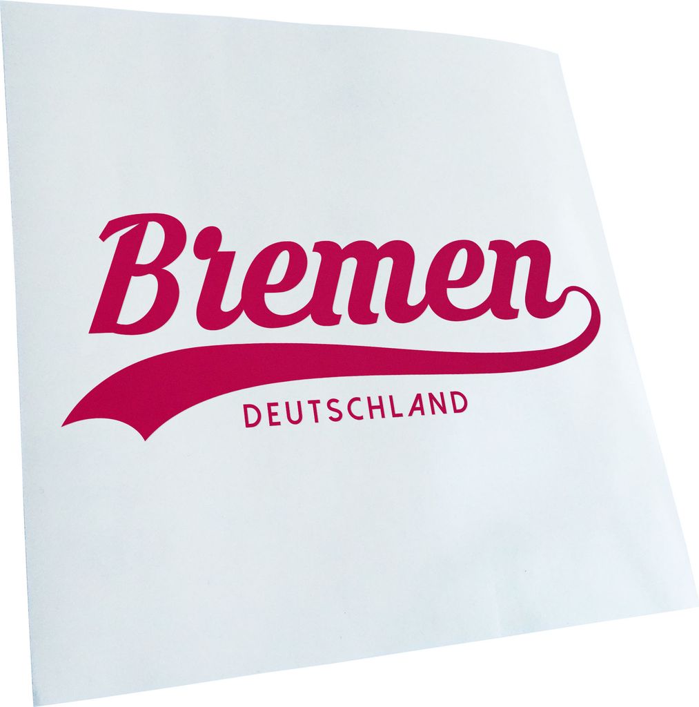 Kiwistar - Autoaufkleber - Bremen Deutschland - Neonorange - 20x8cm - Aufkleber für Auto, Laptop, Fahrrad, LKW, Motorrad mehrfarbig JDM Decal Racing