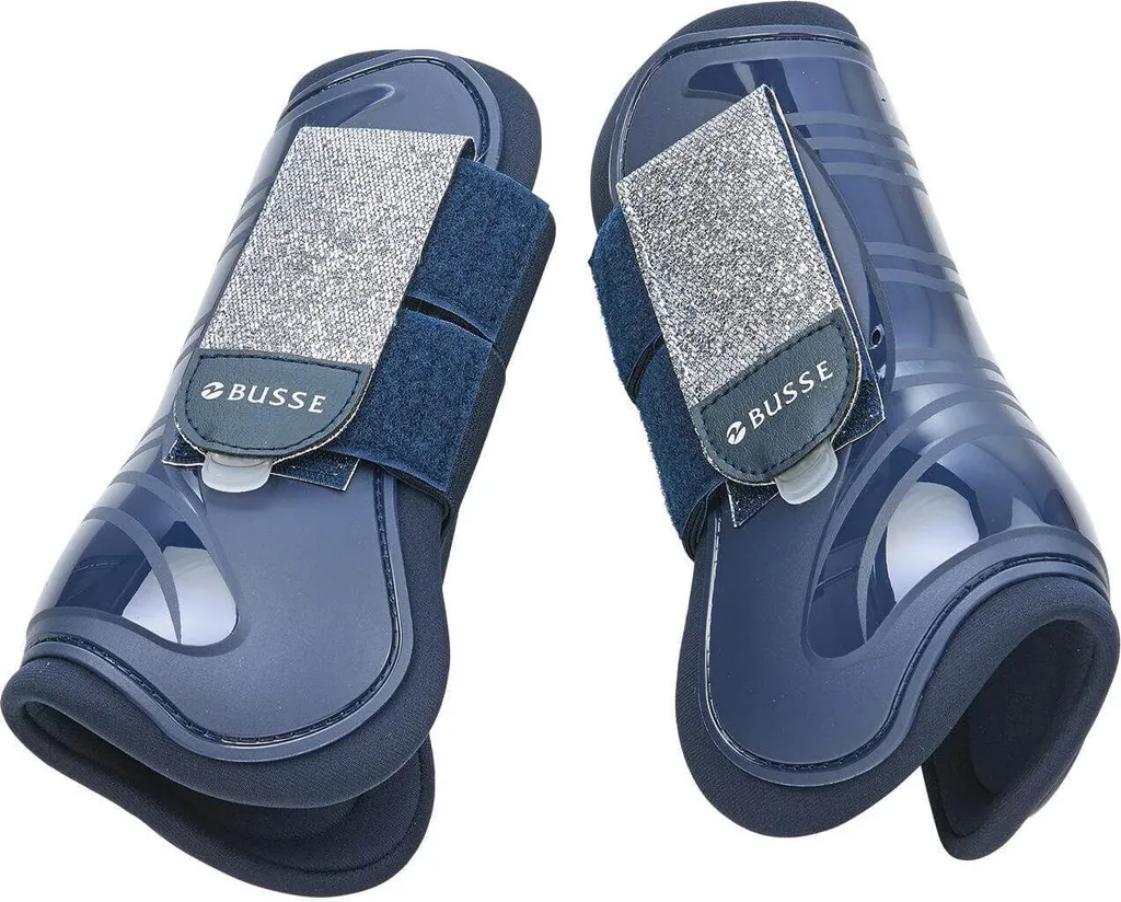BUSSE Stinchiere Glitter Navy/Silver VB/WB - Offerta Online Equitazione