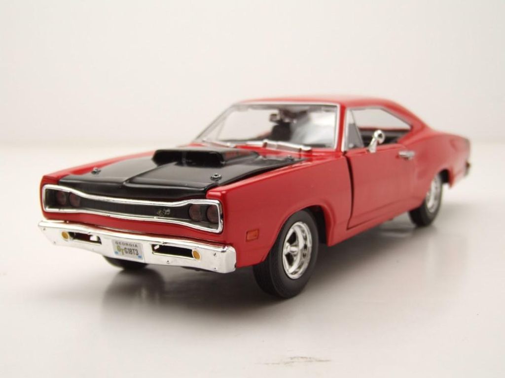 Motormax 73315R Dodge Coronet Super Bee 1969 rot 1:24 Produktbild 