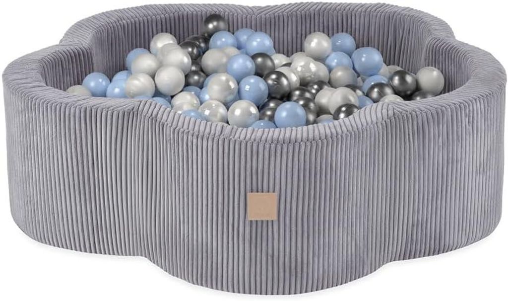 MISIOO Bällebad für Kinder 95x30 cm - 400 Bälle (6cm) - Produktbild 