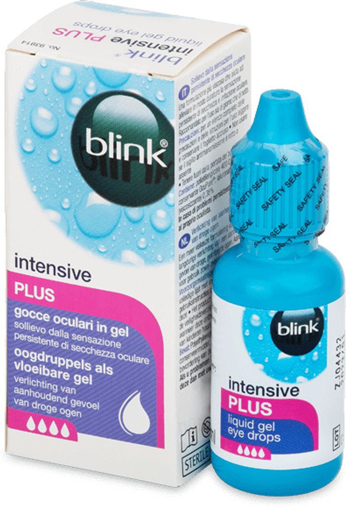 Blink intensive tears Plus Gel-Augentropfen 10 ml Produktbild 