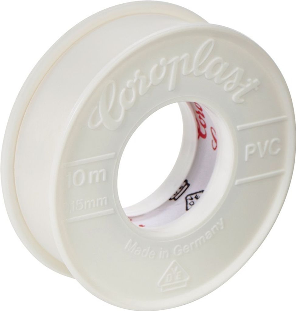 Elektroisolierband 302 weiß L.10m B.15mm Rl.COROPLAST