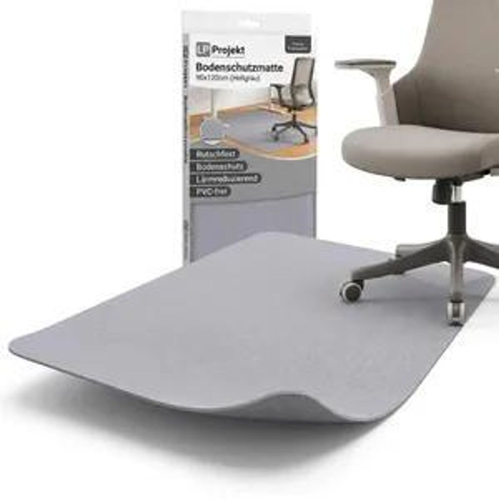 LP Projekt Tapis de protection du sol gris clair 90x120cm - Image du produit 