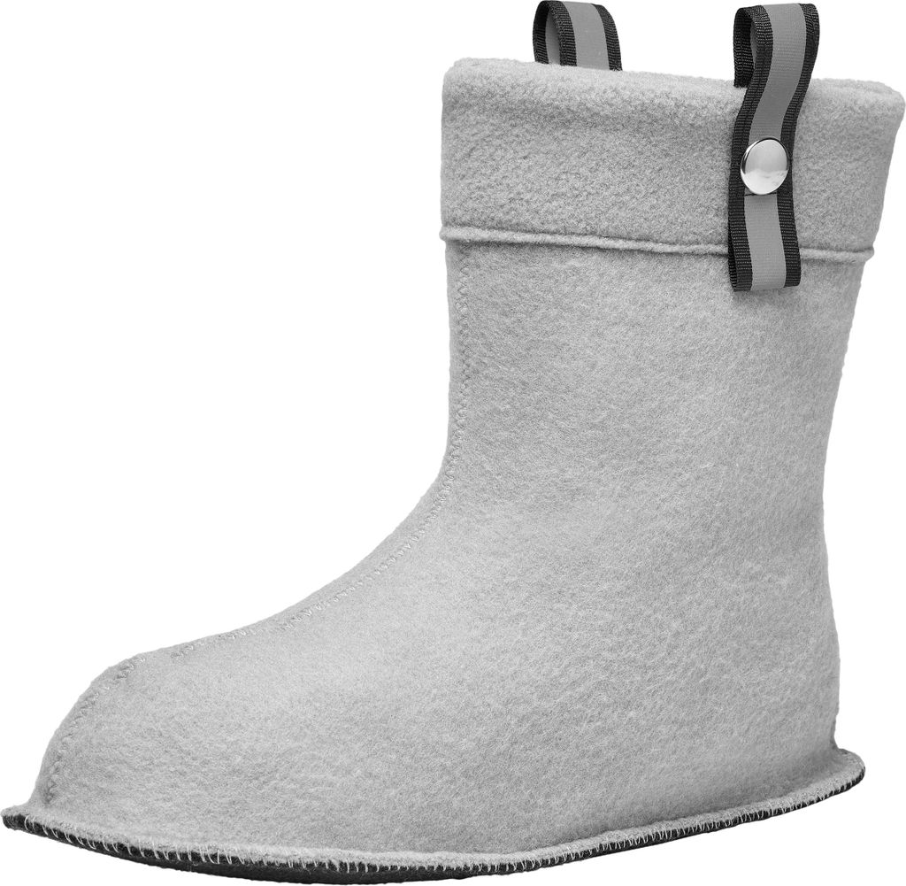 Damen Wärmende Stiefelsocken Gummistiefel Innenschuh (Grau, 40/41)