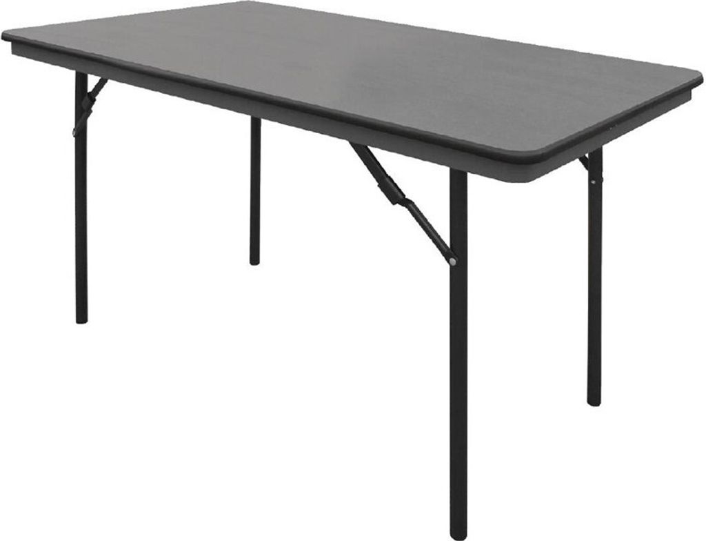 Bolero rechteckiger Klapptisch grau 122cm Produktbild 