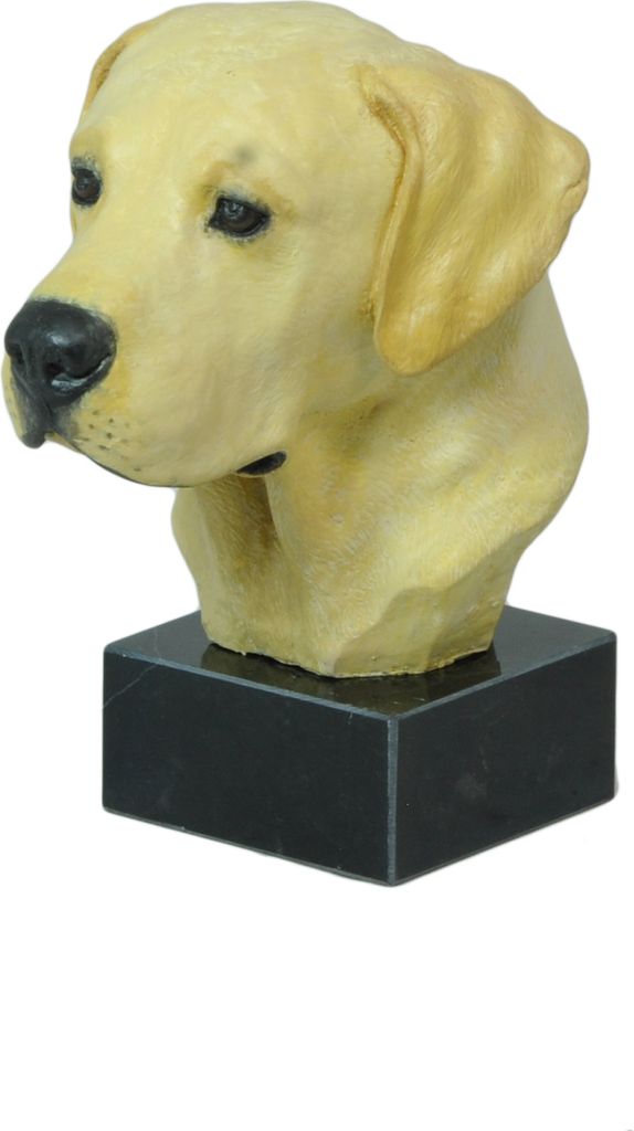 Labrador Retriever I - bemalte Figur, Statue, Skulptur, vom Künstler hergestellt, Marke Art-Dog