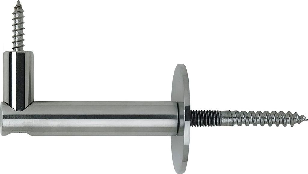 KWS 4548 Handlaufstütze flache Auflage, zum Andübeln V2A geschliffen und matt