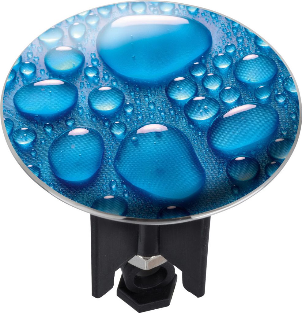 WENKO Pluggy XL Waschbecken DROPS Stöpsel Abfluss Stopfen Bad Gäste WC Küchen
