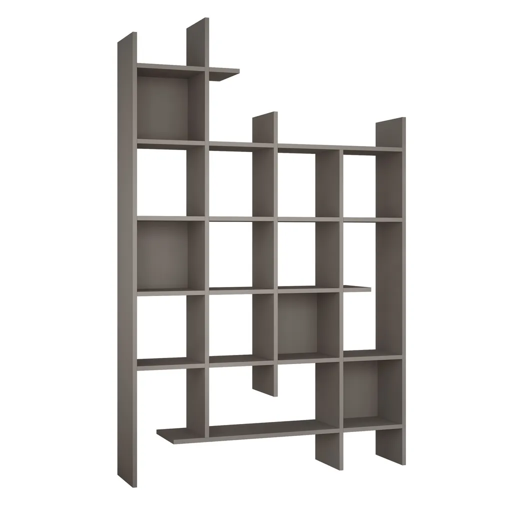 CALICOSY Manco Etagère H188cm : 18 Compartiments de Rangement Fixe