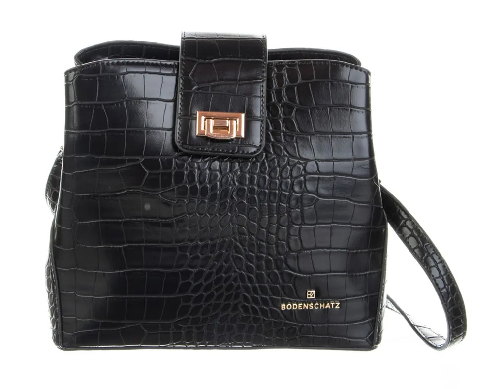 Borsa Crossover Bodenschatz Nero - Tracolla Donna Elegante Black - 2