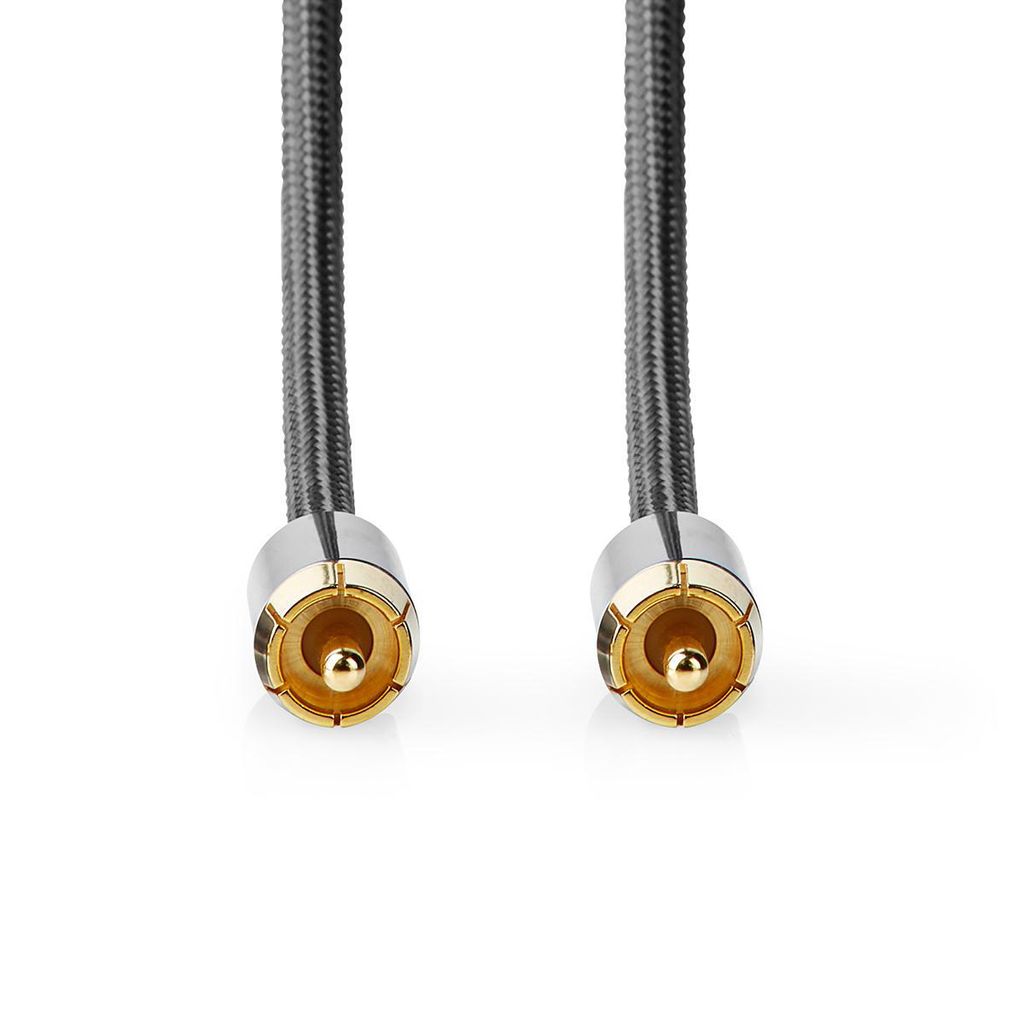 Nedis Subwoofer Kabel - RCA - RCA - Vergoldet - 5.00 m - Produktbild 