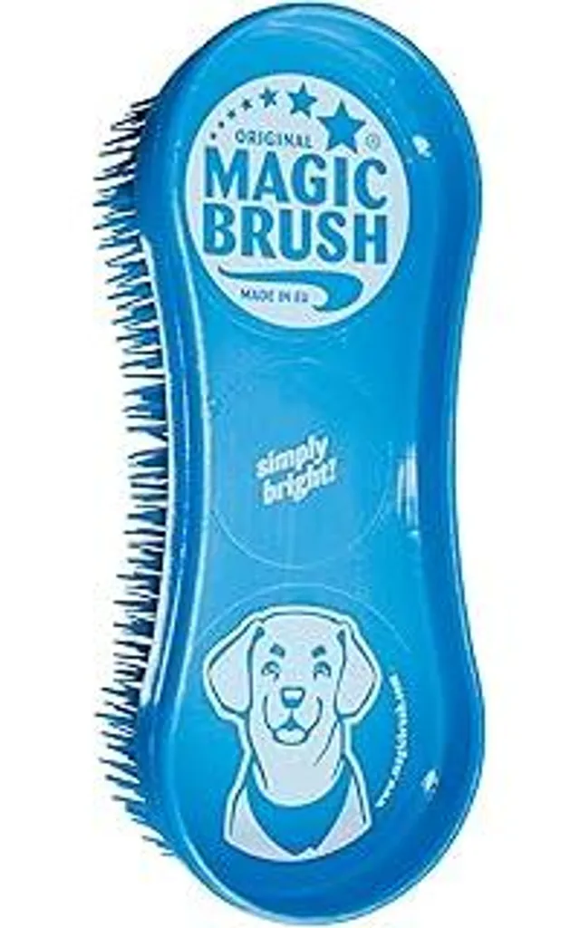Kerbl 81901 Spazzola Magica Blue Sky - Massaggio Delicato Cani