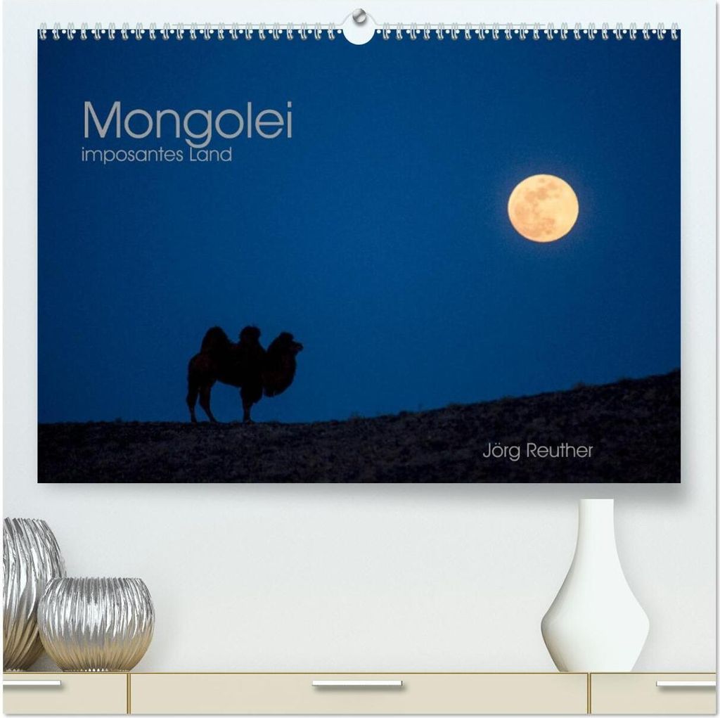 Mongolei - imposantes Land (hochwertiger Premium Wandkalender 2026 DIN A2 quer), Kunstdruck in Hochglanz