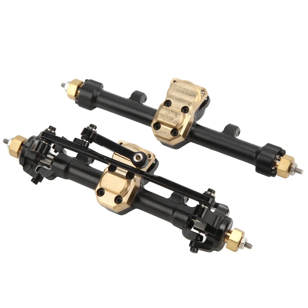 Essieu Avant et Arrière RC en Métal pour Axial SCX24 1/24 Crawler
