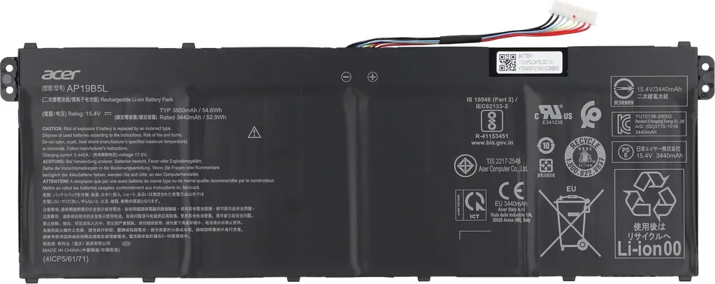 Batteria per computer portatile Acer 3550 mAh
