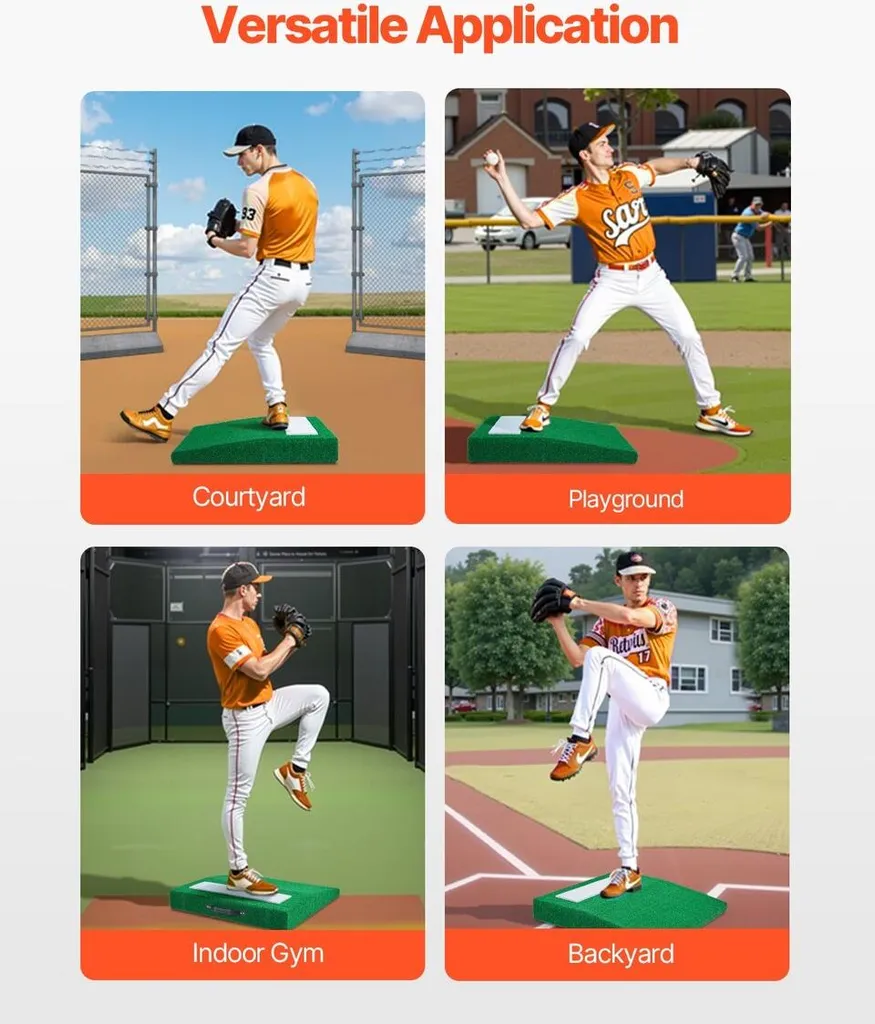 Plateforme de lancer portable 31'' équipement baseball et softball