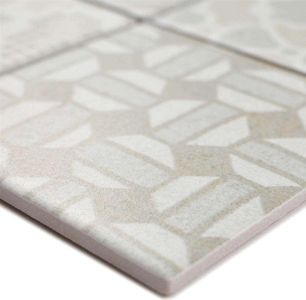 Keramik Mosaikfliesen Romantica Retro Bianco