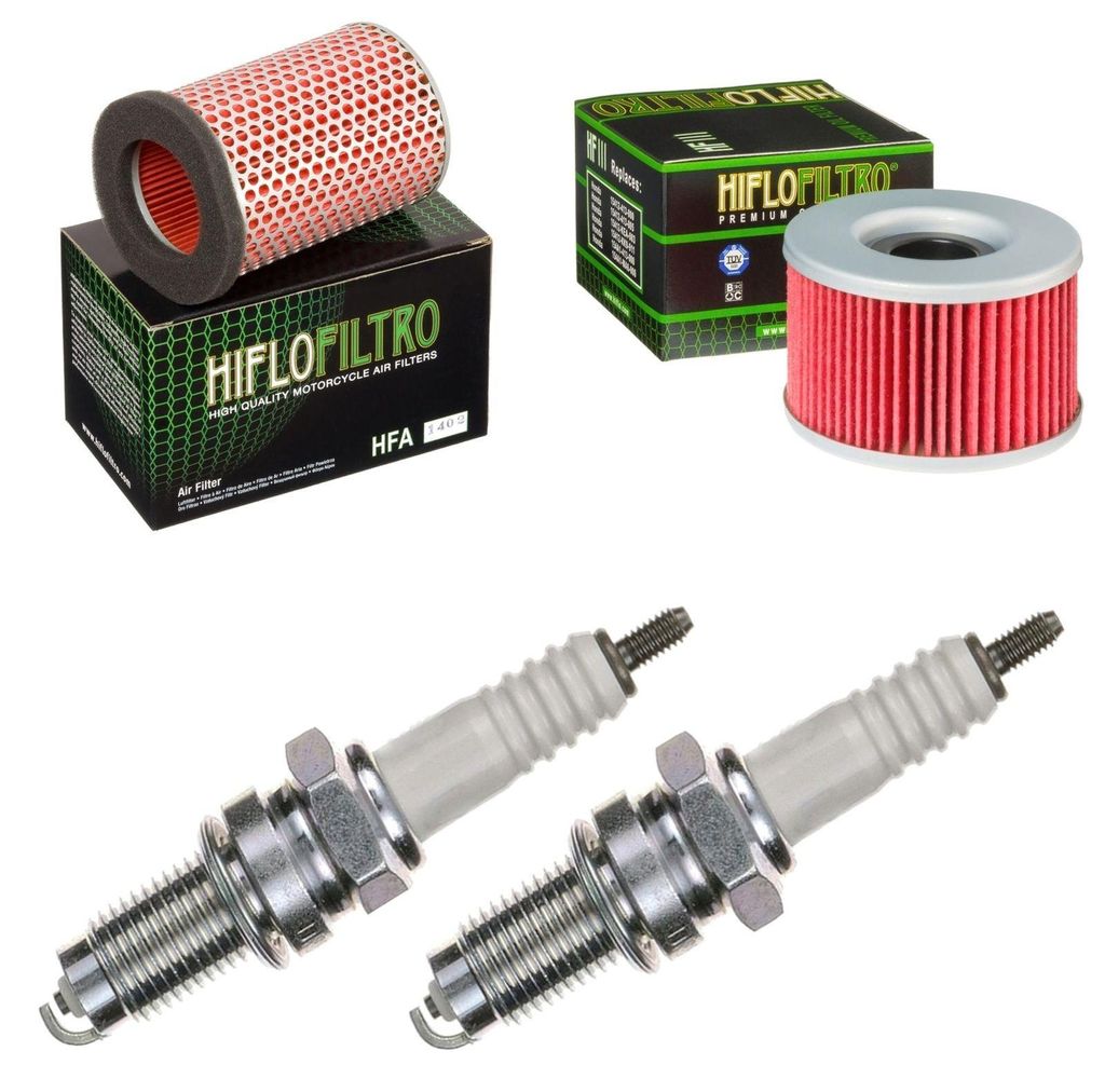 Service-Kit für Honda CX 500 1977-1983 Luftfilter Ölfilter Zündkerzen von pamoto - Neu