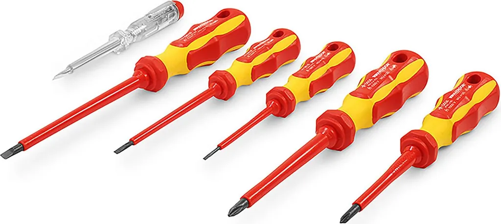Kit 6 Giraviti VDE Isolati 1000V per Quadristica e Impianti
