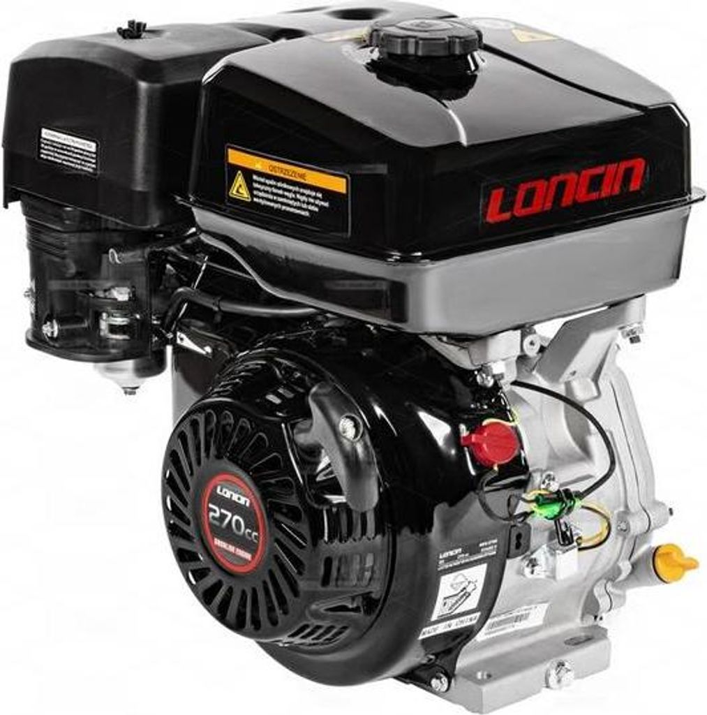 Moteur Loncin G270F-A arbre horizontal 25 mm / 60 mm Image du produit 