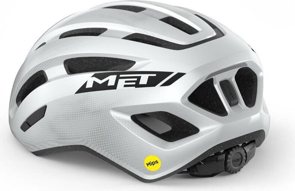 Met Miles Mips Helm Weiß S-M Weiß S-M