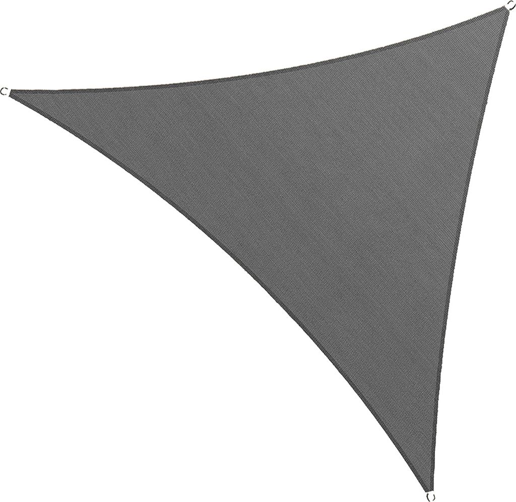 Rebecca Mobili Sonnensegel, dreieckig, 5 x 5 x 5 m aus grauem Polyethylen