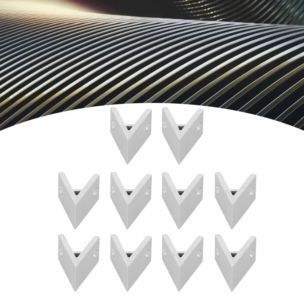 10 Équerres d'angle en aluminium pour profilés 2030404550604040-45° - 10