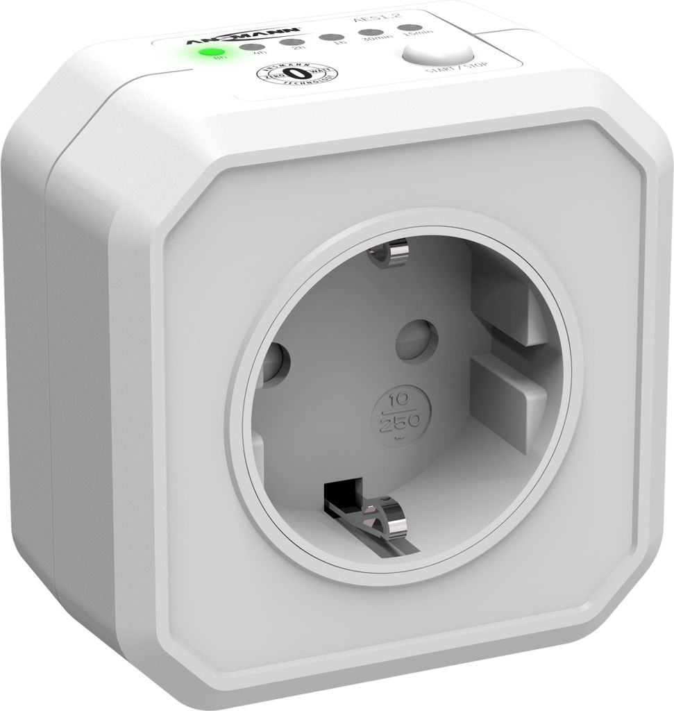 ANSMANN Timer Steckdose, kompakter Energiespar Stecker für innen,2500W