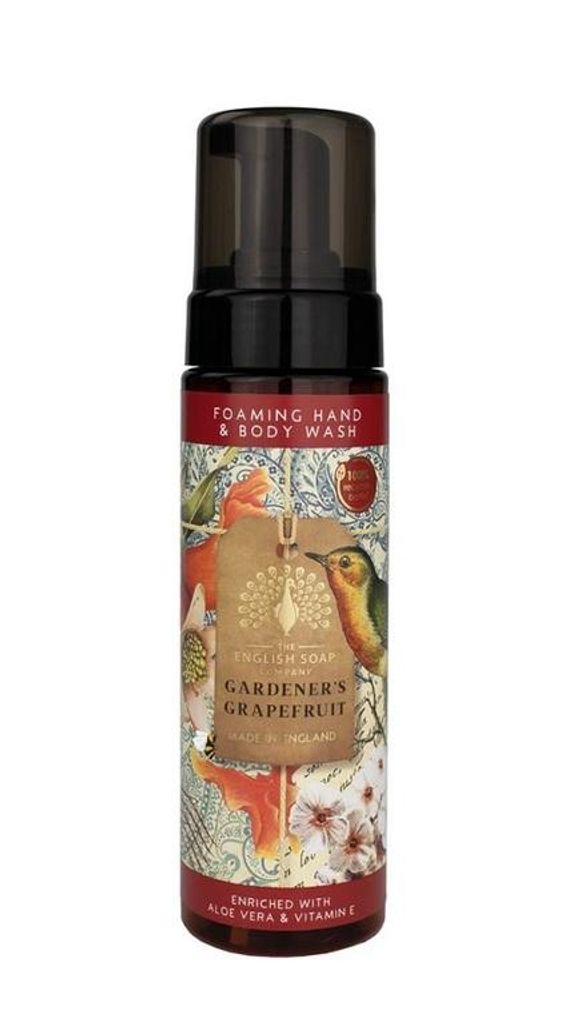 The English Soap Company, Gardener’s Grapefruit, Dusch- und Hand-Schaum, 200 ml