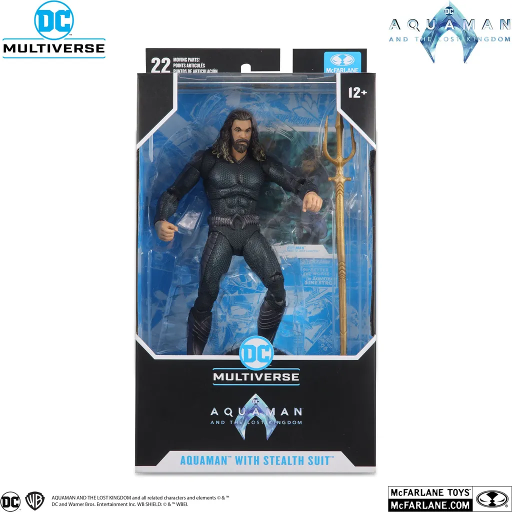 Aquaman Figurine Stealth Suit DC Multiverse 18cm avec Accessoires