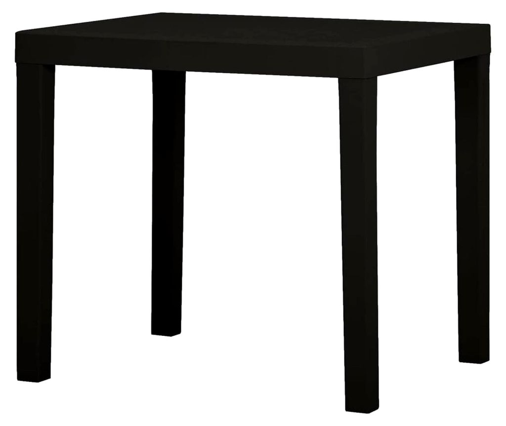 Gartentisch, Bartisch, Balkontisch, Balkonmöbel Kleiner Balkon, Balkon Tisch, Beistelltisch, Anthrazit 79x65x72 cm Kunststoff